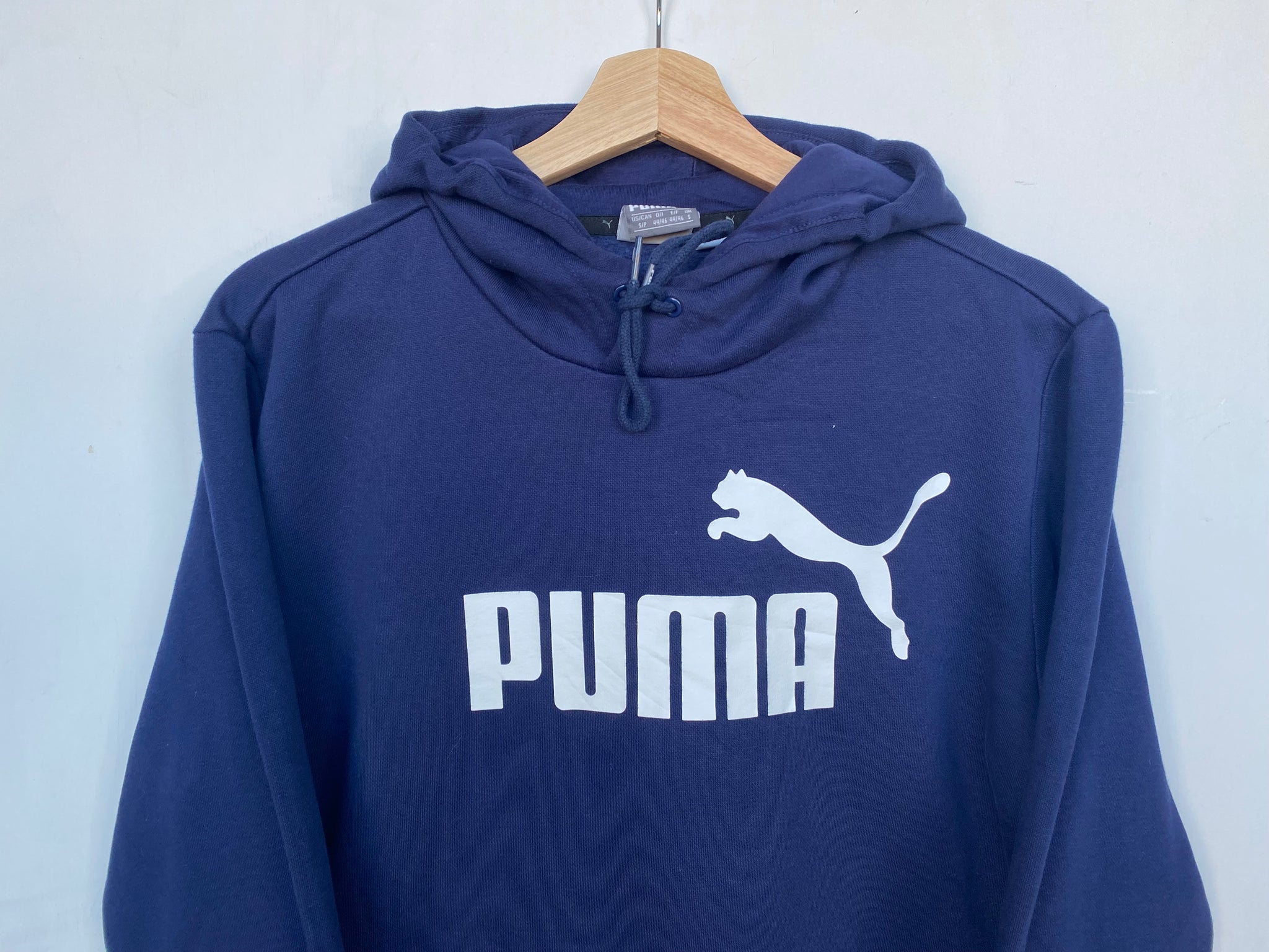 Navy on sale puma hoodie