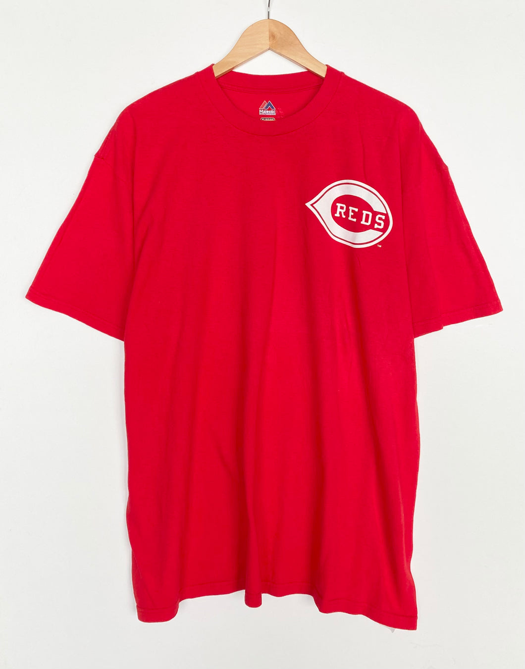 CustomCat Cincinnati Reds Vintage MLB T-Shirt Sport Grey / 2XL